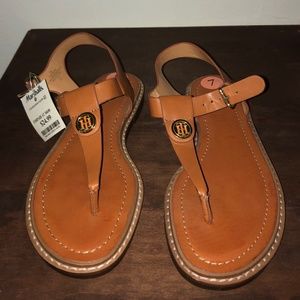 Tommy Hilfiger Tan Sandals